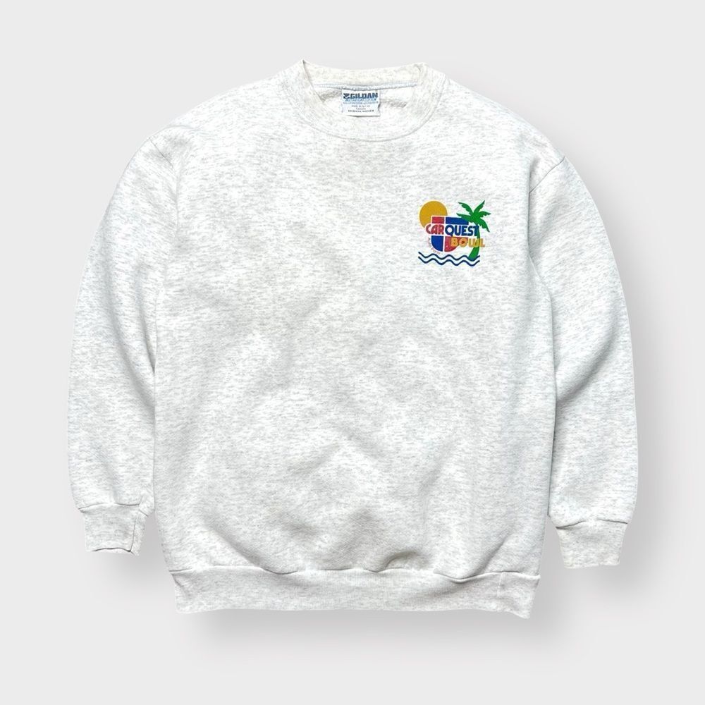 Vtg 90s CarQuest Bowl College Football Sweatshirt, NCAA 2-Sided, NFL Miami M - Picture 2 of 7
